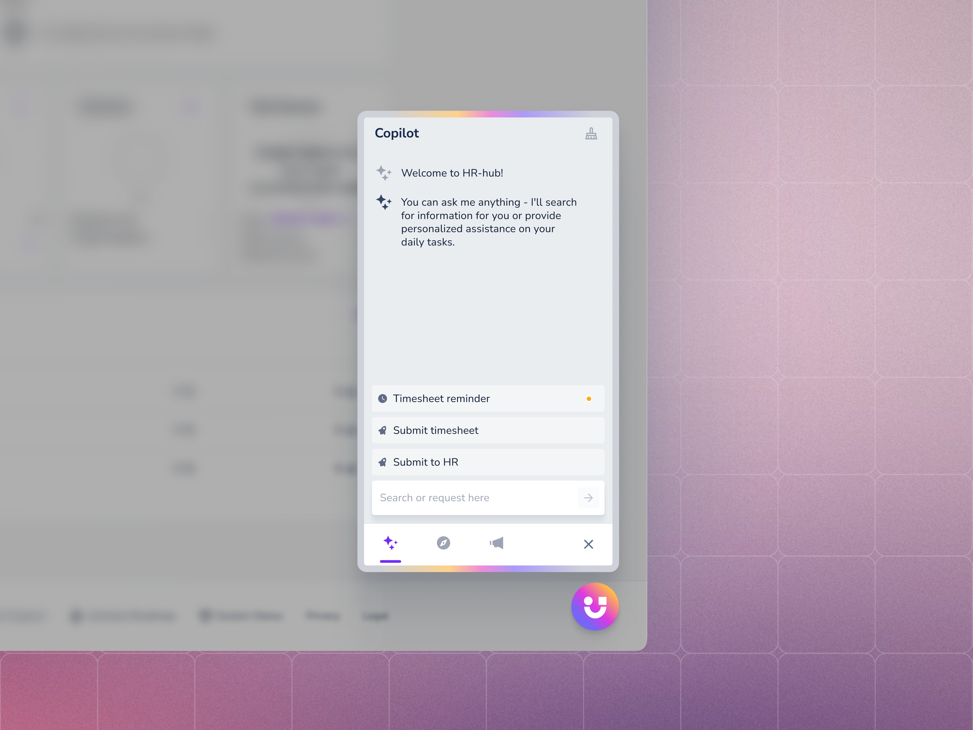 AI Assistant chat